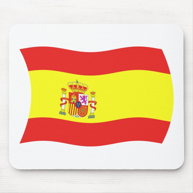 Tapis de souris Drapeau de l'Espagne (Devant)