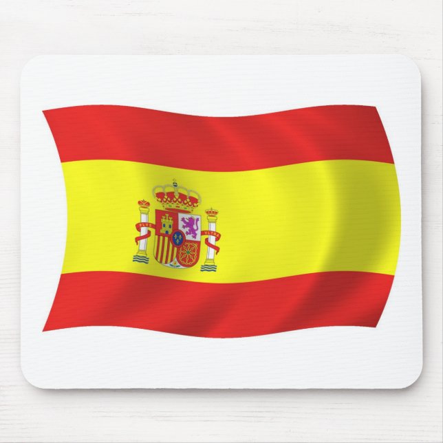 Tapis de souris Drapeau de l'Espagne (Devant)