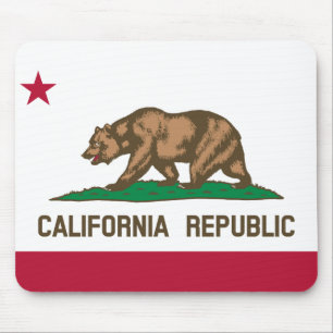 Tapis De Souris Drapeau de l'État de la République de Californie