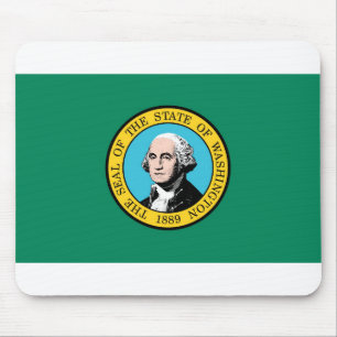 Tapis De Souris Drapeau de l'État de Washington