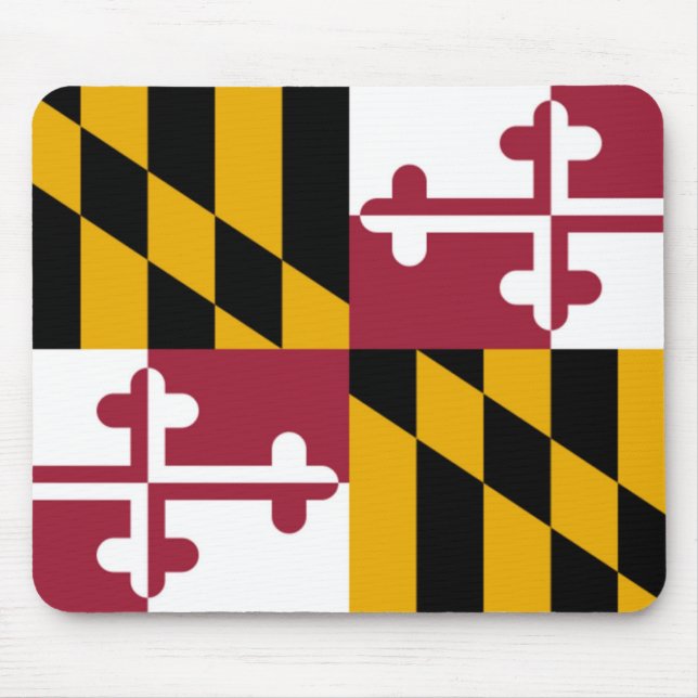 Tapis De Souris Drapeau de l'État du Maryland (Devant)