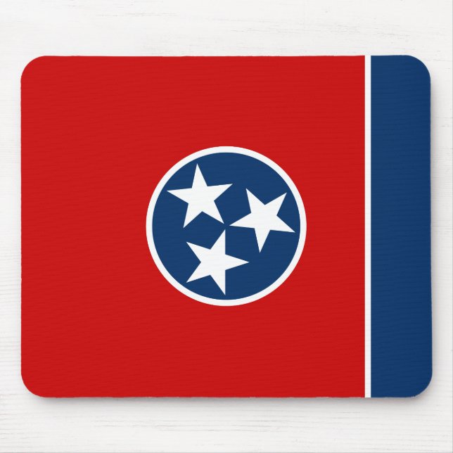Tapis De Souris Drapeau de l'État du Tennessee (Devant)