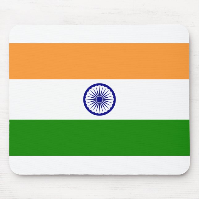Tapis De Souris Drapeau de l'Inde (Devant)