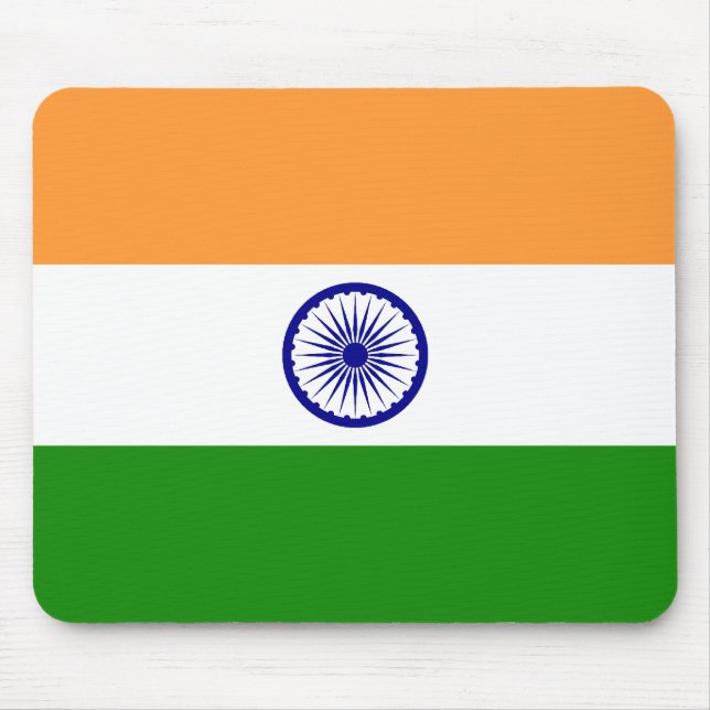 Tapis De Souris Drapeau de l'Inde (Devant)