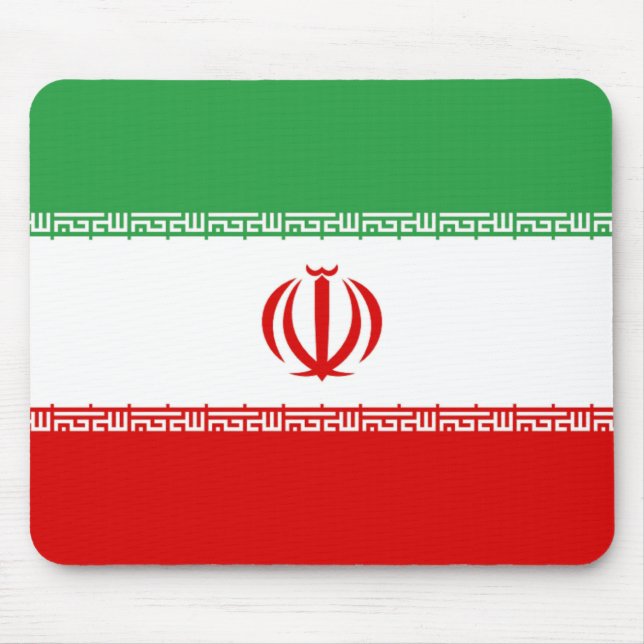 Tapis De Souris Drapeau de l'Iran (Devant)