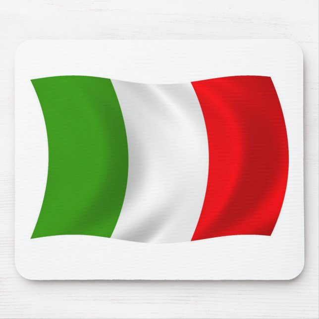 Tapis de souris Drapeau de l'Italie (Devant)