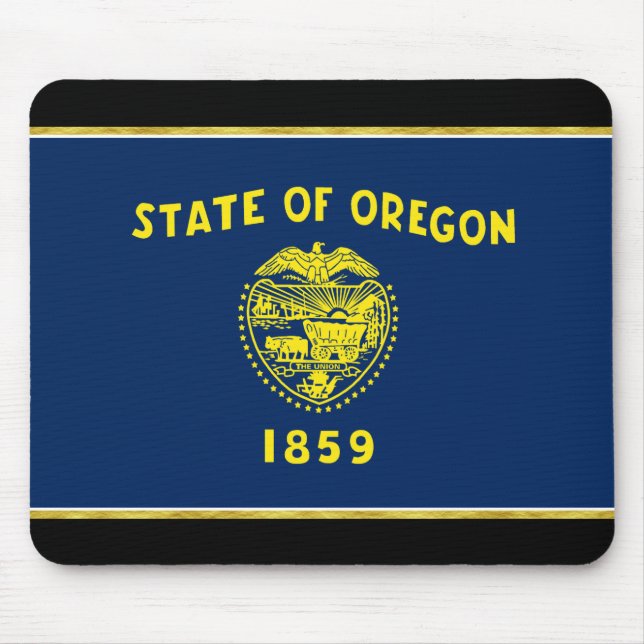 Tapis De Souris Drapeau de l'Oregon (Devant)