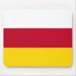 Tapis De Souris Drapeau de l'Ossétie du Nord<br><div class="desc">Drapeau patriotique de l'Ossétie du Nord-Alanie.</div>