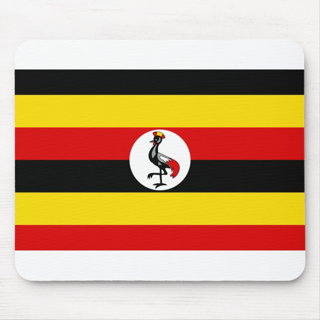 Tapis De Souris Drapeau de l'Ouganda (Devant)