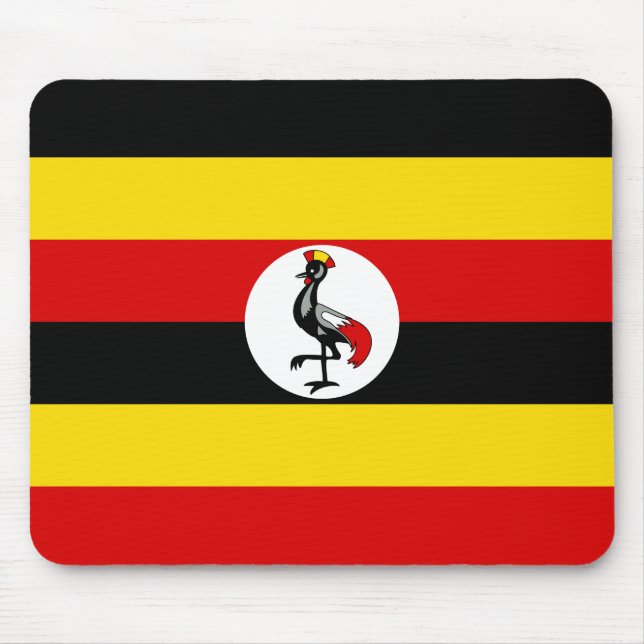 Tapis De Souris Drapeau de l'Ouganda (Devant)