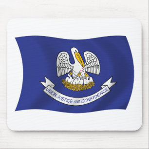 Tapis de souris Drapeau de Louisiane