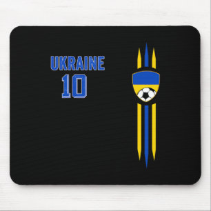 Tapis De Souris Drapeau de l'Ukraine Amoureux de la fierté ukraini