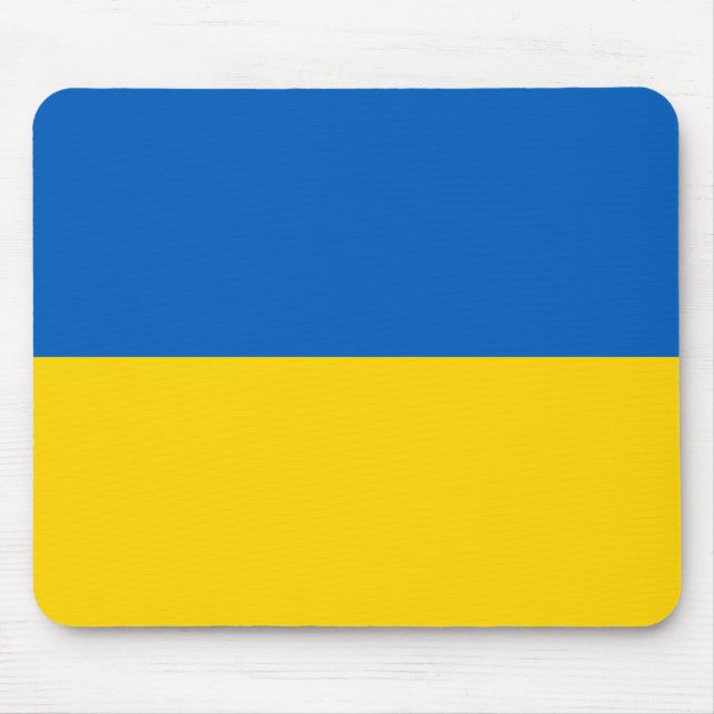 Tapis De Souris Drapeau de l'Ukraine Mousepad (Devant)