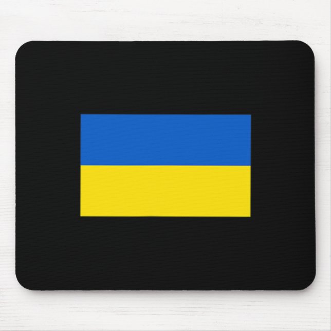 Tapis De Souris Drapeau de l'Ukraine Pochette Drapeau ukrainien So (Devant)