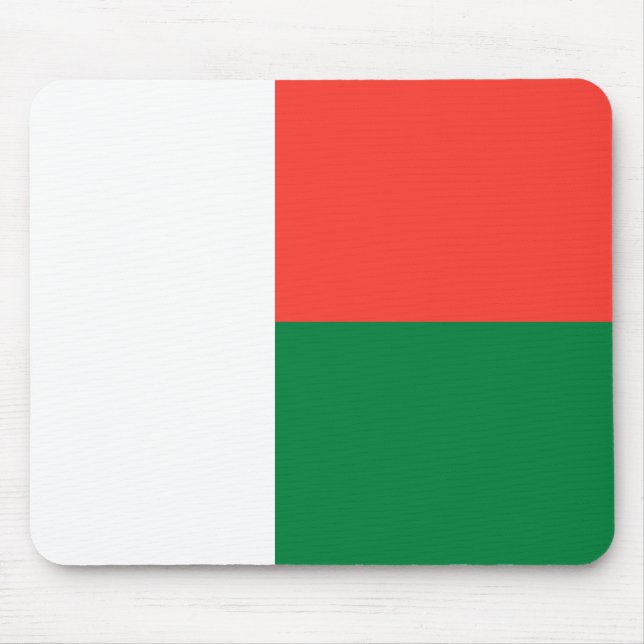 Tapis De Souris Drapeau de Madagascar (Devant)