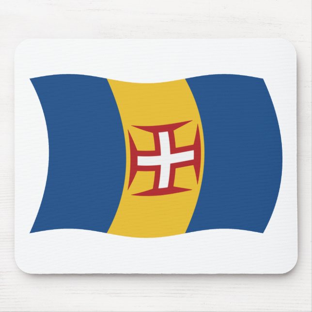 Tapis de souris Drapeau de Madère (Devant)