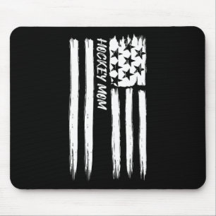 Tapis De Souris Drapeau de mère de hockey sportif patriotique amér