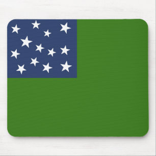 Tapis De Souris Drapeau de montagne vert USA patriotique amérique 