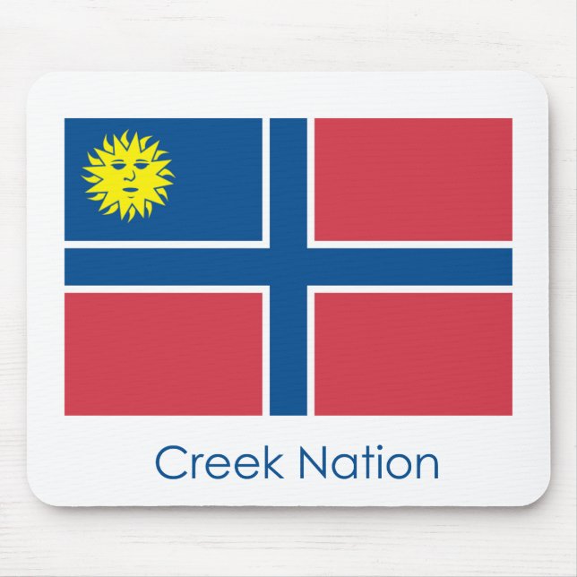 Tapis De Souris Drapeau de nation de The Creek (Devant)