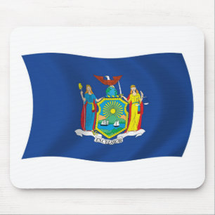 Tapis de souris Drapeau de New York