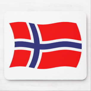 Tapis de souris Drapeau de Norvège