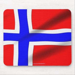 Tapis De Souris Drapeau de Norvège Drapeaux du monde patriotique M