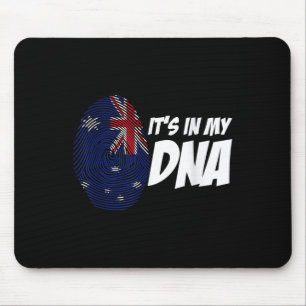 Tapis De Souris Drapeau de Nouvelle-Zélande Cadeau d'empreinte dig
