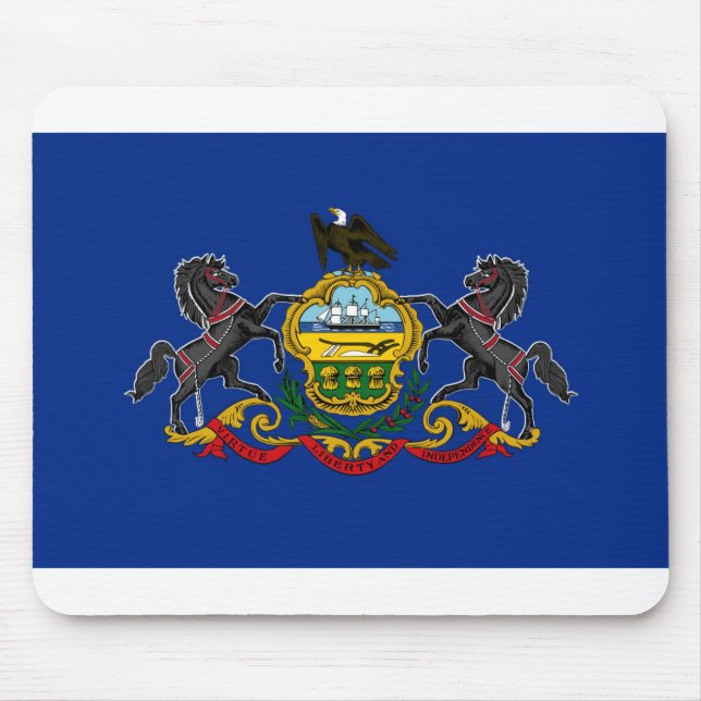 Tapis De Souris Drapeau de Pennsylvanie (Devant)