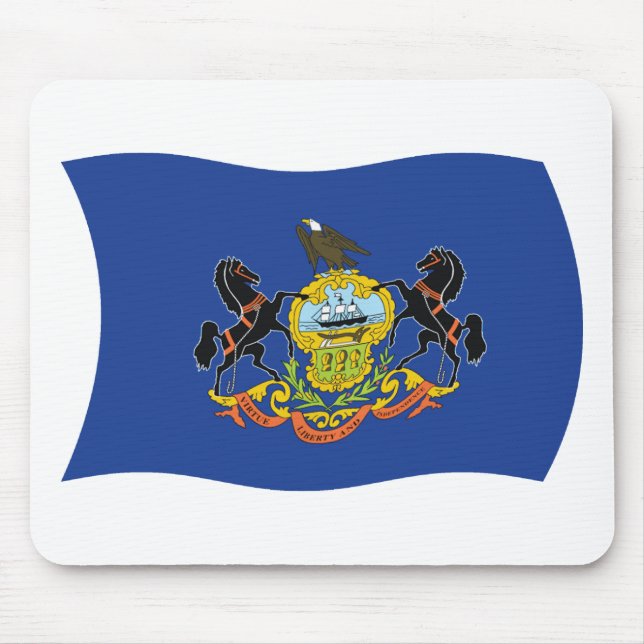 Tapis de souris Drapeau de Pennsylvanie (Devant)