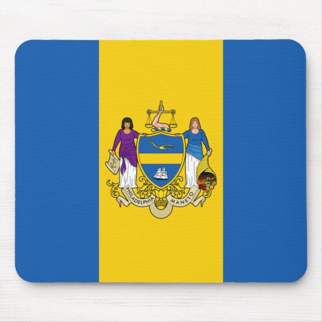 Tapis De Souris Drapeau de Philadelphie (Devant)