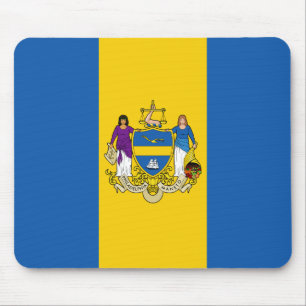 Tapis De Souris Drapeau de Philadelphie, Pennsylvanie Souris Pad