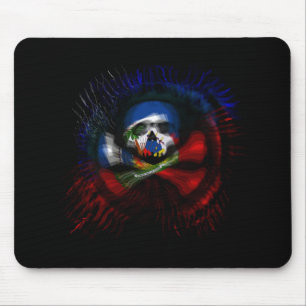 Tapis De Souris Drapeau de pirate haïtien