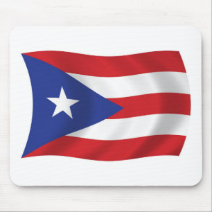 Tapis de souris Drapeau de Porto Rico
