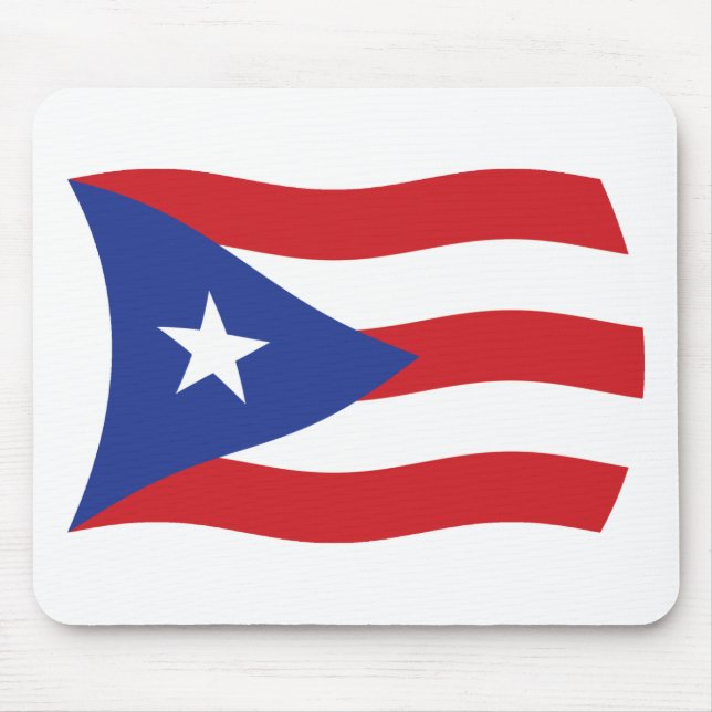 Tapis de souris Drapeau de Porto Rico (Devant)