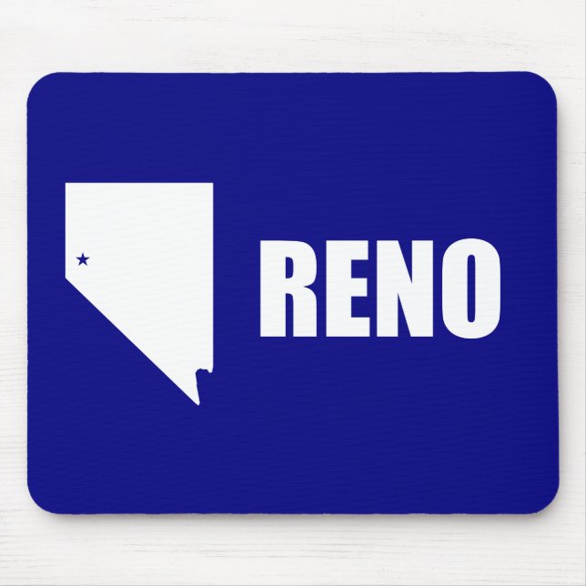 Tapis De Souris Drapeau de Reno, Nevada Mouse Pad (Devant)