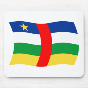 Tapis de souris Drapeau de République centrafricai