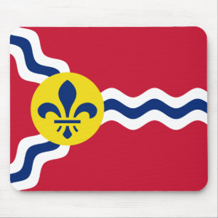 Tapis De Souris Drapeau de Saint-Louis (Missouri)