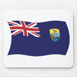 Tapis de souris Drapeau de Sainte-Hélène