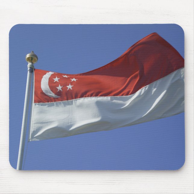 Tapis De Souris Drapeau de Singapour (Devant)