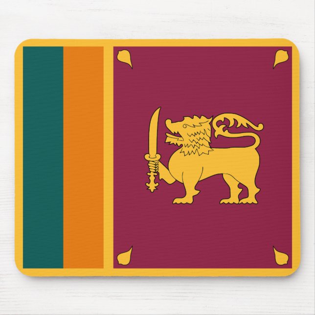 Tapis De Souris Drapeau de Sri Lanka (Devant)