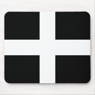 Tapis De Souris Drapeau de St Piran / Drapeau de Cornouailles