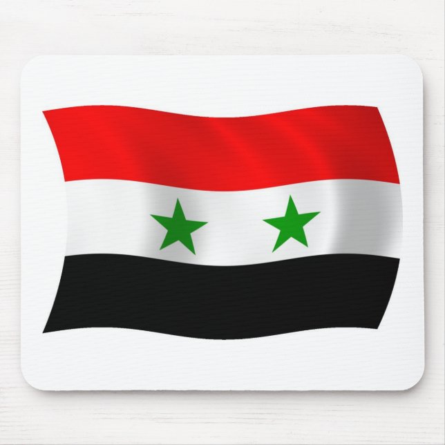 Tapis de souris Drapeau de Syrie (Devant)
