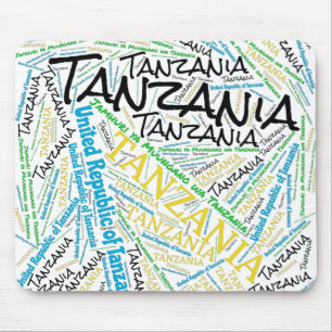 Tapis De Souris Drapeau de Tanzanie couleurs Patriotique
