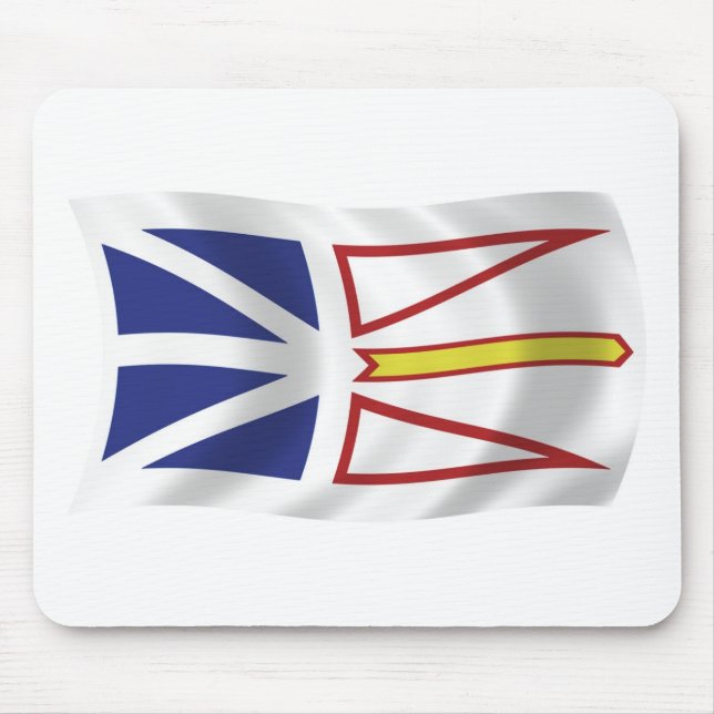Tapis de souris Drapeau de Terre-Neuve-et-Labrador (Devant)