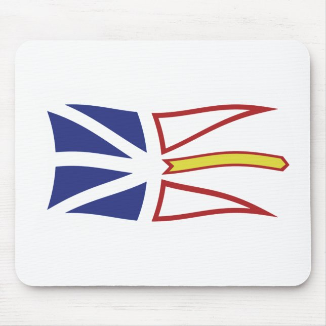 Tapis de souris Drapeau de Terre-Neuve-et-Labrador (Devant)