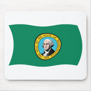 Tapis de souris Drapeau de Washington