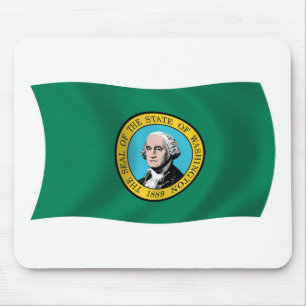 Tapis de souris Drapeau de Washington