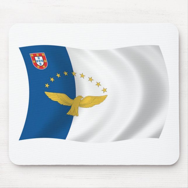 Tapis de souris Drapeau des Açores (Devant)