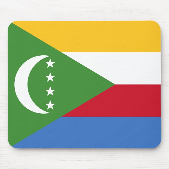 Tapis De Souris Drapeau des Comores (Devant)