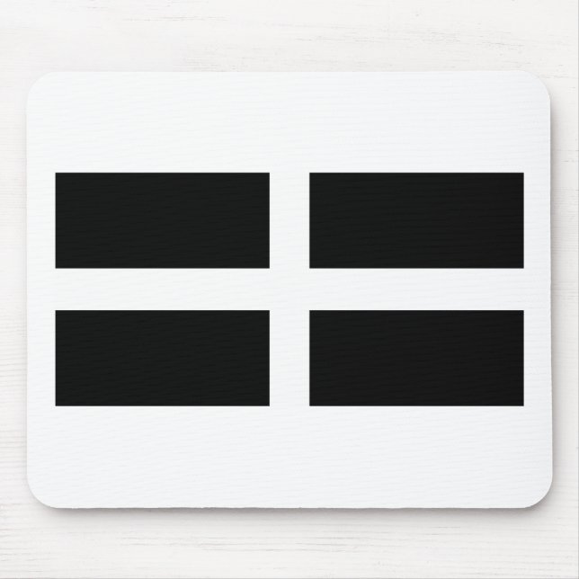 Tapis De Souris Drapeau des Cornouailles (Devant)